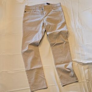 AG Adriano Goldschmied Beige Modern Slim Pants